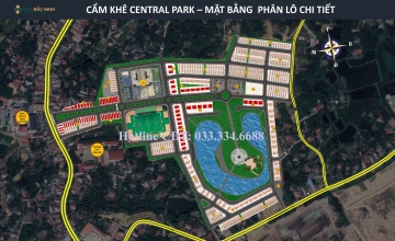 Mặt bằng dự án Cẩm Khê Central Park